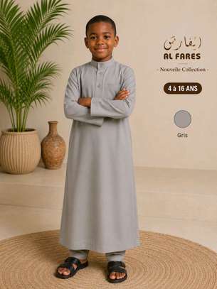 Abaya Al fares pour enfants de 4 à 16 ans image 3