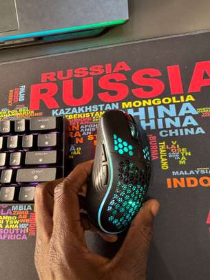 Gamer ( clavier rgb / souris )sans fil  avec tapis image 5
