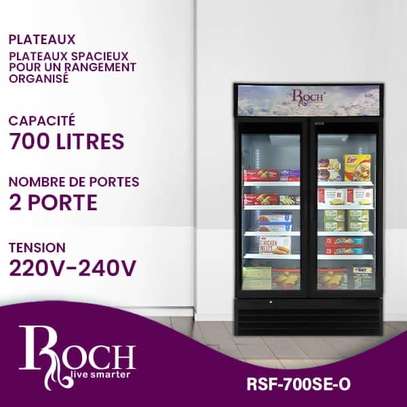 REFRIGERATEUR 700LITRES  ROCH VERTICAL 2PORTES VITRINE image 2