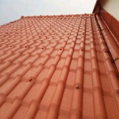 Tôle ondulé orange pvc, Tôle en zinc, Tôle en ciment image 6