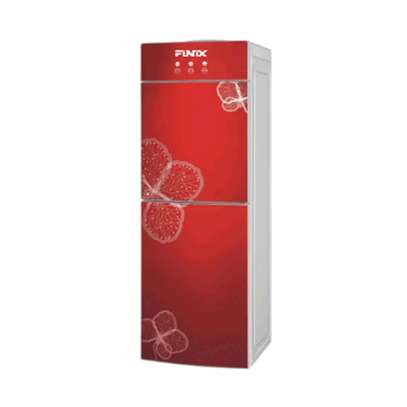 FONTAINE FINIX AVEC FRIGO ROUGE GRIS HD1435D image 1