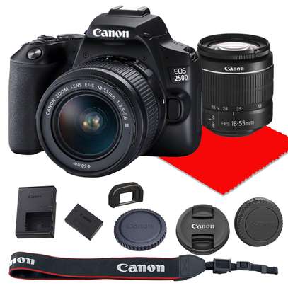 Appareil Photo Canon EOS 250D + EF-S 18-55mm Noir image 1