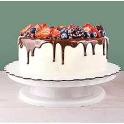 Support à gâteau tournant image 3