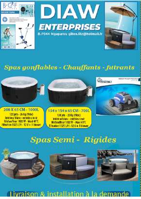 GRANDS JACUZZIS GONFLABLES RONDS image 1