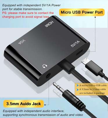 Adaptateur HDMI 4K vers VGA, HDMI avec Prise Stéréo 3,5 mm image 11