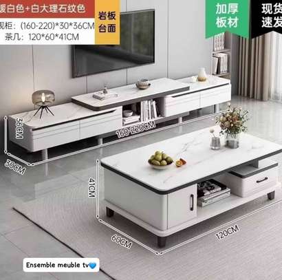 Meuble TV + Table Basse – Design Moderne image 1