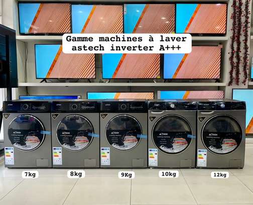 machine à laver astech 7kg inverter a+++ image 2
