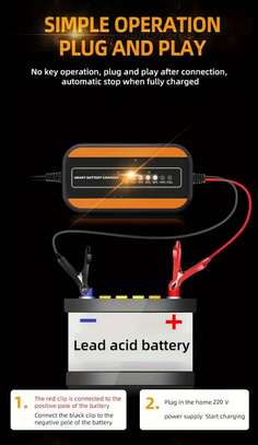 Chargeur de batterie de voiture/moto automatique 12V, 3A image 6