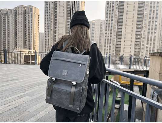 Sac a dos en cuir Vintage image 4
