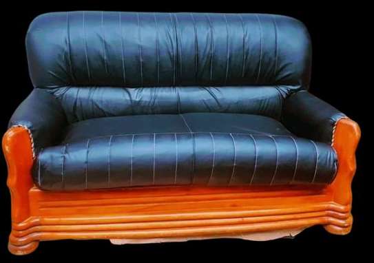 Canape 8 please à bois rouge à bon état image 2