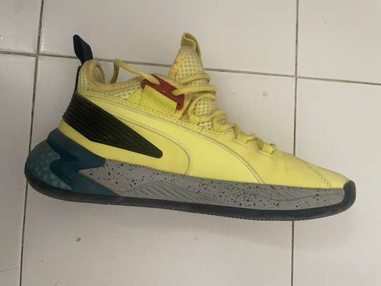 Puma Mens Uproar Spectra Basketball Sneakers Shoes - Yellow image 1