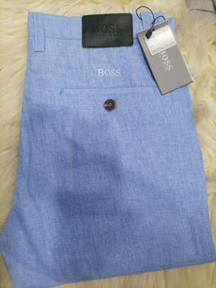Pantalons Hugo Boss lin et coton image 1