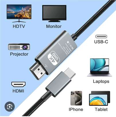 Câble hdmi to type c pour projet sur écran pc téléphone image 2