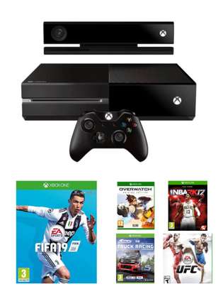 Console Xbox One 500go (occasion) + 5 jeux cd image 1