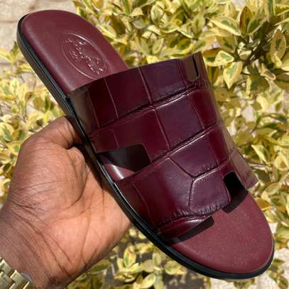 Chaussure sandale en cuir pour homme image 9