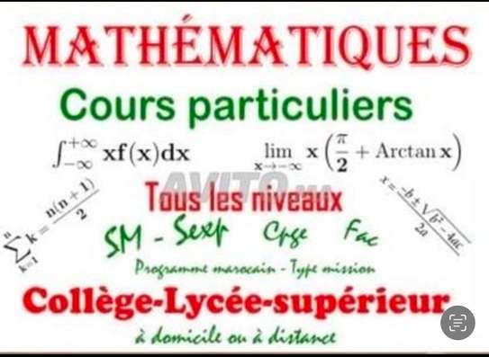 cours à domicile math et physique chimie image 1