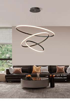 Plafonnier LED au Design Moderne avec trois spirale image 2