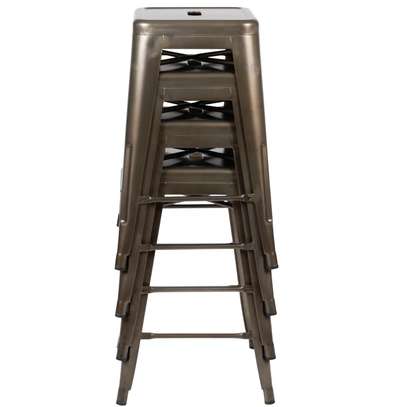 Tabouret vintage en métal image 4