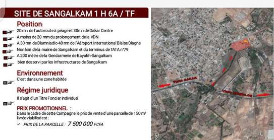 Terrain TF à vendre à Sangalkam image 2