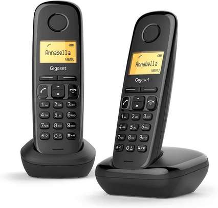 Téléphone fixe sans fil duo -  Gigaset A170 noir image 1