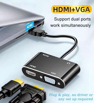 Adaptateur HDMI 4K vers VGA, HDMI avec Prise Stéréo 3,5 mm image 8