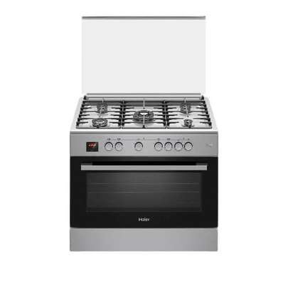 CUISINIERE HAIER 5FEUX 90X60 A GAZ GRIS HCR6050EGS2 image 1