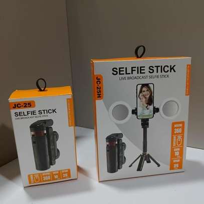 Selfie Stick JC-25 / JC-25H  avec Trépied & Ring Light image 1