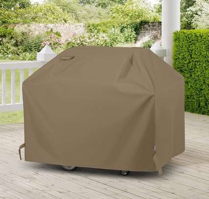 Housse beige pour barbecue image 1