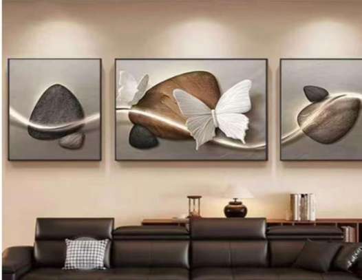 Ensemble 3 tableaux modernes 1m40/60cm image 8