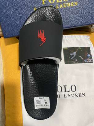 Polo Ralph Lauren Claquettes classiques multicolores confort image 3