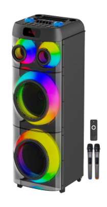 Party Speaker Bluetooth sur pied avec LED et micro image 10