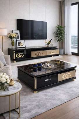 Table tv +tablette basse image 2