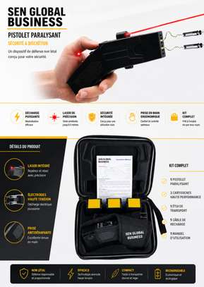 Matraque Taser Torche Self-defence à Distance 3m image 2