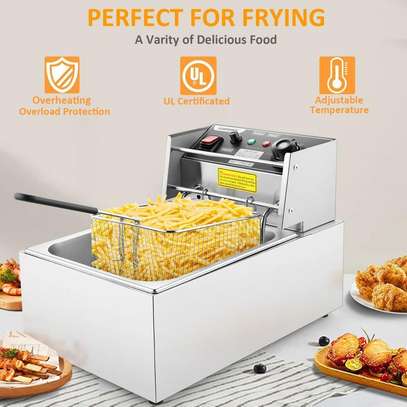 Friteuse électrique 6L automatique acier inoxydable image 1