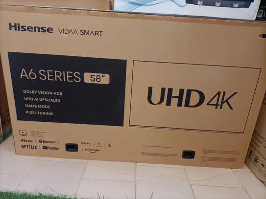 smart hisense 58" uhd 4k full options image 2