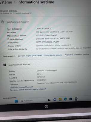 Hp probook g9 i5 12th ssd 512gb 16gb ram image 1