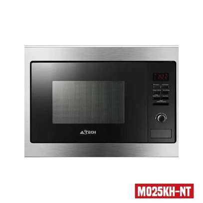 MICRO ONDE 25L ASTECH ENCASTRABLE AVEC ECRAN NOIR GRIS image 1