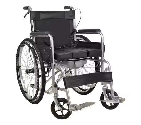 Fauteuil roulant adulte en fer et plastique image 3