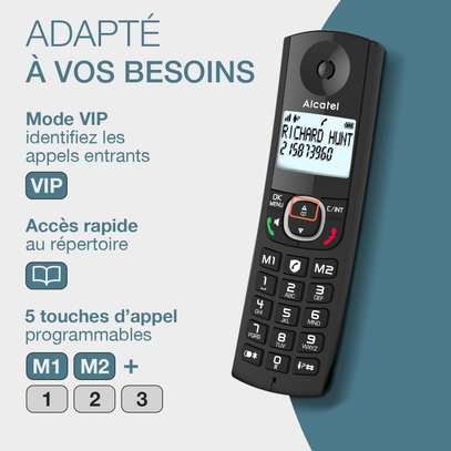 Téléphone Fixe Sans Fil solo - ALCATEL F530 image 4