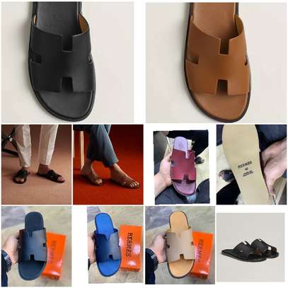 Sandales Hermès pour Homme 100% Cuir authentique image 3