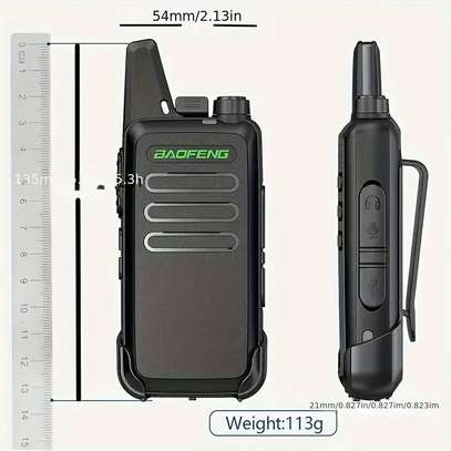 Paire talkie-walkie Ultraslim Pro Baofeng T20 portée 3 à 5Km image 6