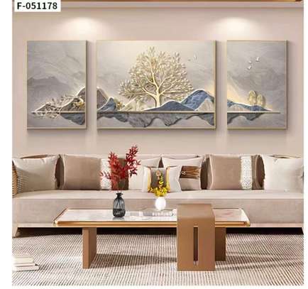 Tableau 3 pieces 140cm/60cm image 6