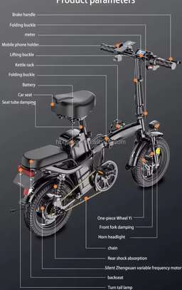 Vélos électriques Pliables 48V 10AH image 9