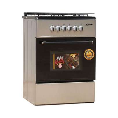 CUISINIÈRE ASTECH 4FEUX 60X60 INOX image 1
