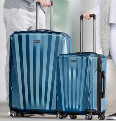 Set de deux valises RICARDO bleu en polycarbonate image 1