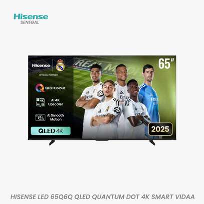 smart hisense qled 65" uhd 4k image 1