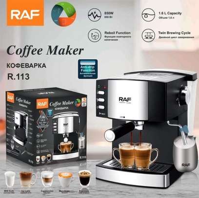 Machine à café semi-automatique avec machine à cappuccino image 2