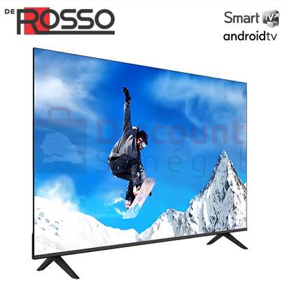 SMART TV ANDROID DE ROSSO LED 4K 55″, UHD, écran sans bords image 2