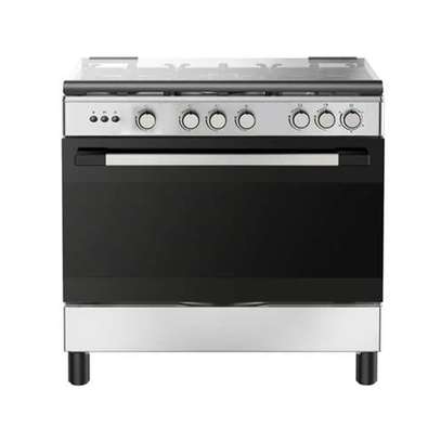 CUISINIERE MIDEA 5FEUX 90X60 A GAZ INOX 90605G030 image 1