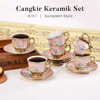 Ensemble tasses et sous tasses image 3